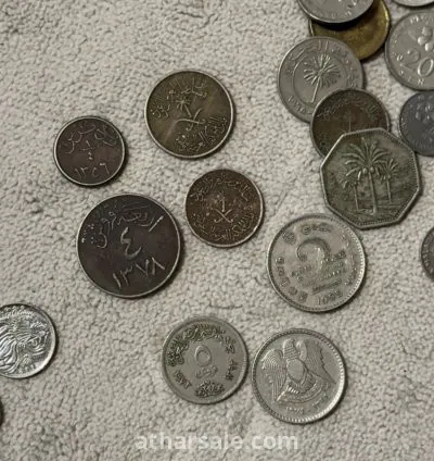 عملة الملوك عبدالعزيز وخالد وفيصل وسعود