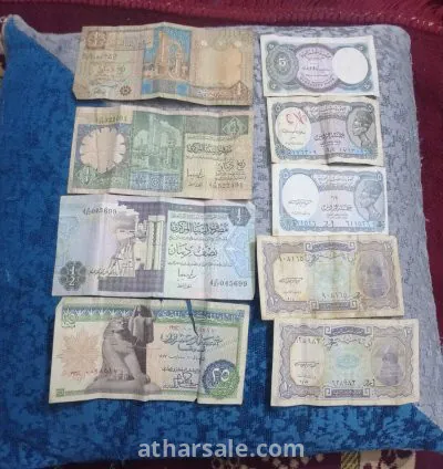 عملات مصرية و ليبية للبيع