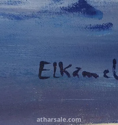 لوحة إصلية لفن التبوريدة المغربية