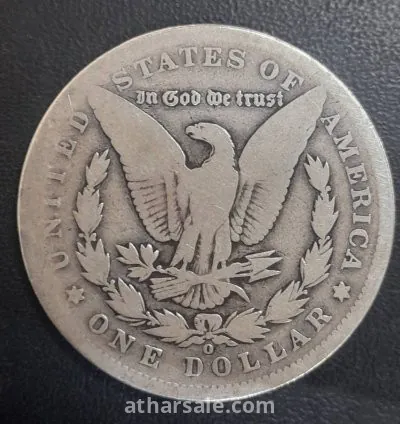 ٣ دولار امريكي مورجان فضة 4