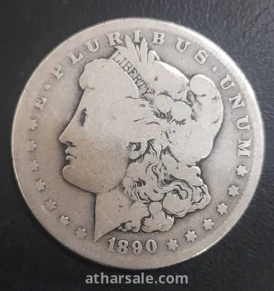 ٣ دولار امريكي مورجان فضة 3