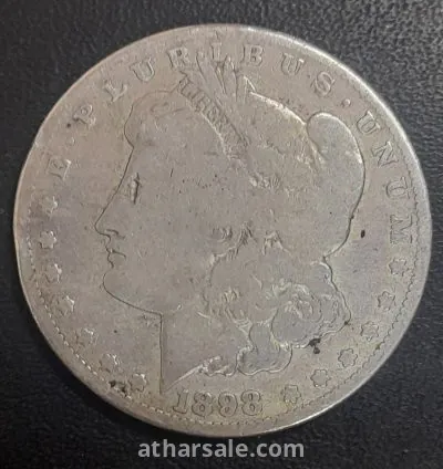 ٣ دولار امريكي مورجان فضة