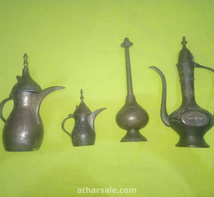 طقم جبنه عربي سعودى أثري فضي