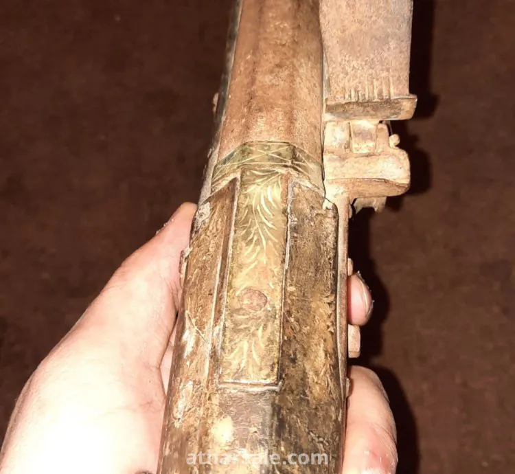 Rare 19th Century Maghrebi "Moukhala" Rifle - European Hallmarked Barrel ​