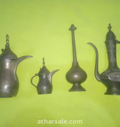 طقم جبنه عربي سعودى أثري فضي