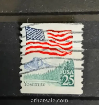 طابع العلم الأمريكي يوسيميت