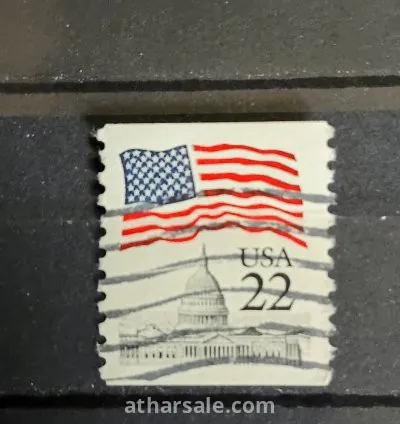 طابع العلم الأمريكي الكونجرس