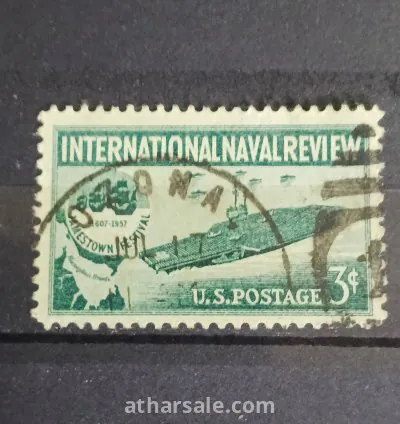 طابع ذكرى حاملة الطائرات الأمريكية الأولى