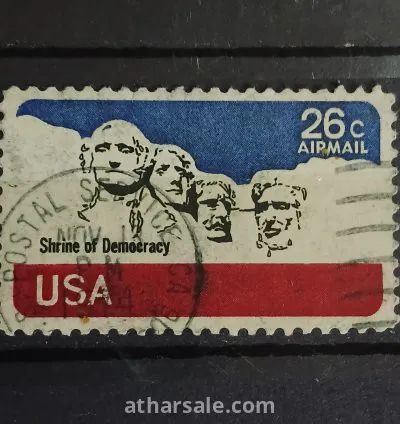 طابع جبل رش مور الديمقراطية الأمريكية