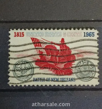 طابع الحرب الأهلية الأمريكية موقعة نيو اورليانز