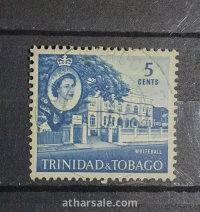 طابع حكم بريطانيا الملكة إليزابيث فى المحيط الكاريبي