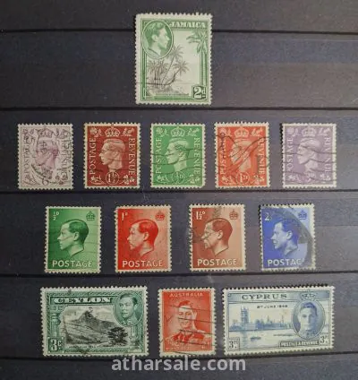 طابع الملك جورج السادس فى حكم أفريقيا