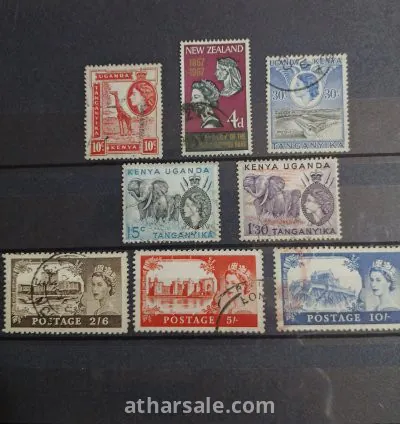 طابع إليزابيث ملكة بريطانيا