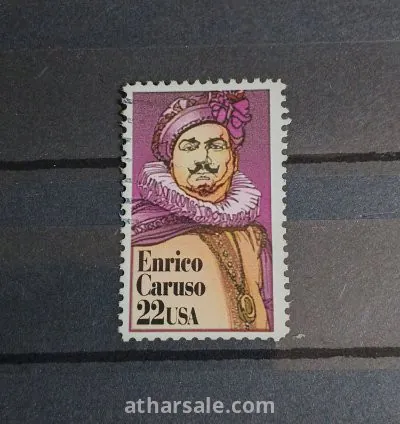 طابع معرض الفن انريكو كاريوس