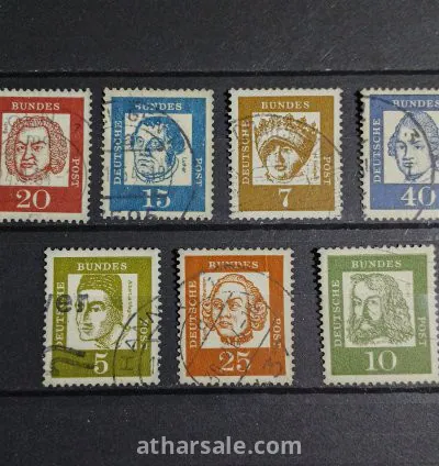 طابع عظماء الفنانون فى ألمانيا