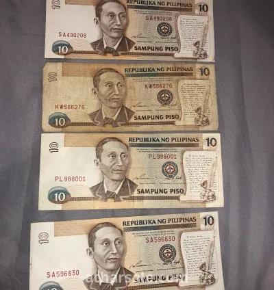 10 بيسو الفلبين 1995