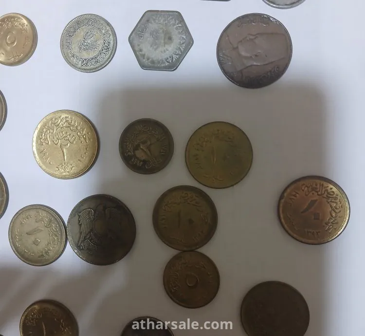 اريد بيع هذه العملات عملات مصرية