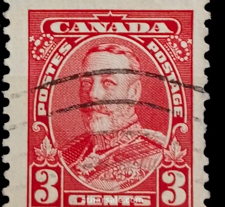 طابع مستعمرة بريطانيا العظمى فى كندا جورج الخامس