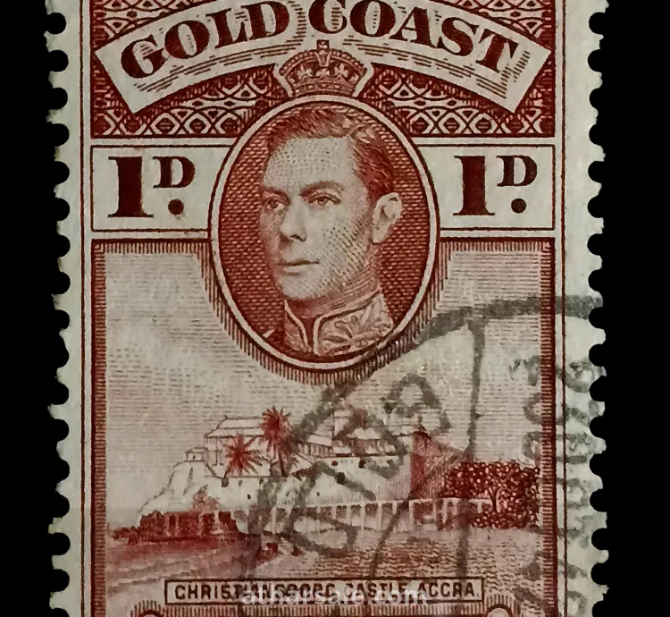 طابع المستعمرة البريطانية فى غرب أفريقيا الملك جورج السادس