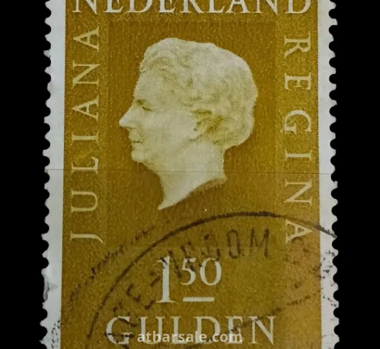 طابع المستعمرة الهولندية فى شرق آسيا الملكة جوليانا