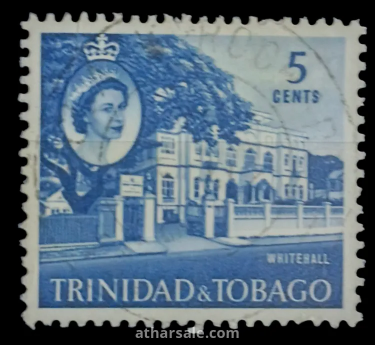 طابع المستعمرة البريطانية فى أمريكا الجنوبية الملكة إليزابيث