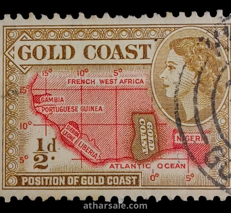 طابع المستعمرات البريطانية فى غرب أفريقيا الملكة إليزابيث