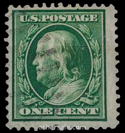 طابع الأب الروحي بنجامين فرانكلين