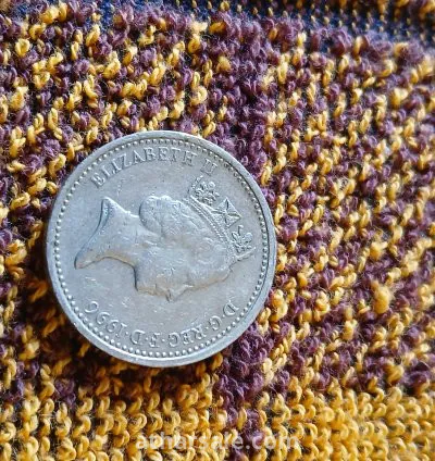 جنيه استرلينى نادر الملكة اليزابيث 7