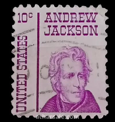 طابع أندرو جاكسون الرئيس الأمريكي