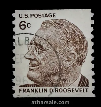 طابع فرانكلين روزفيلت الرئيس الأمريكي