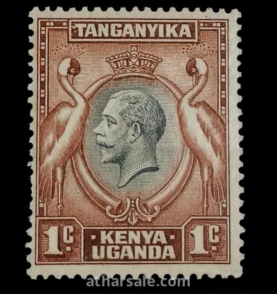 طابع المستعمرة البريطانية فى كينيا الملك جورج الخامس