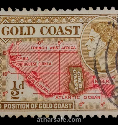 طابع المستعمرات البريطانية فى غرب أفريقيا الملكة إليزابيث