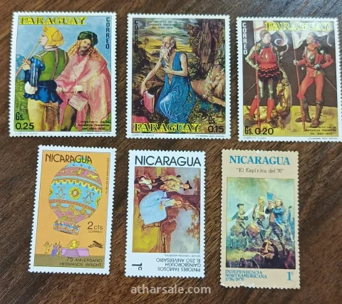 مجموعة طوابع مختلفة جديده 18