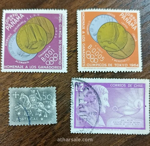 مجموعة طوابع مختلفة جديده 17