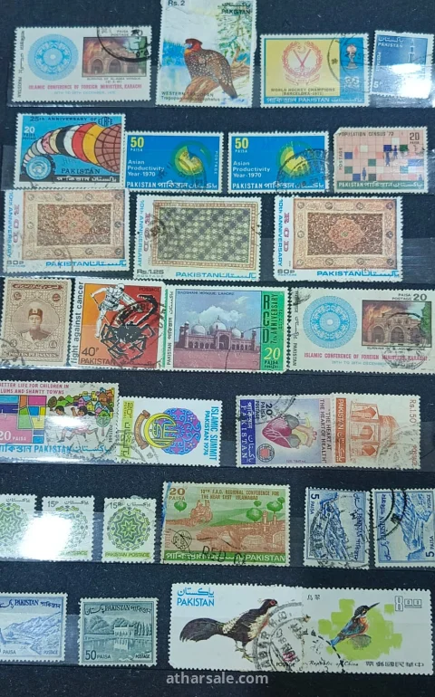 مجموعة طوابع مختلفة جديده 14