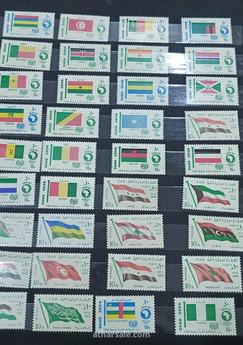 مجموعة طوابع مختلفة جديده 9