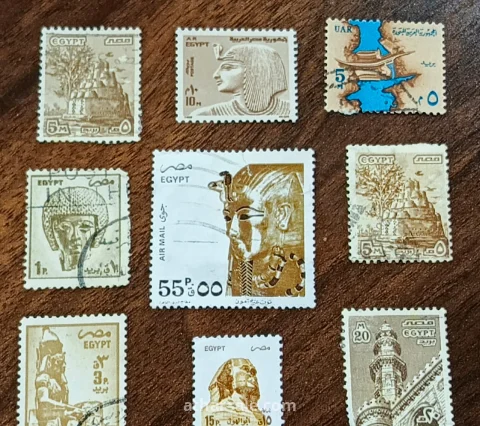 مجموعة طوابع مختلفة جديده 7