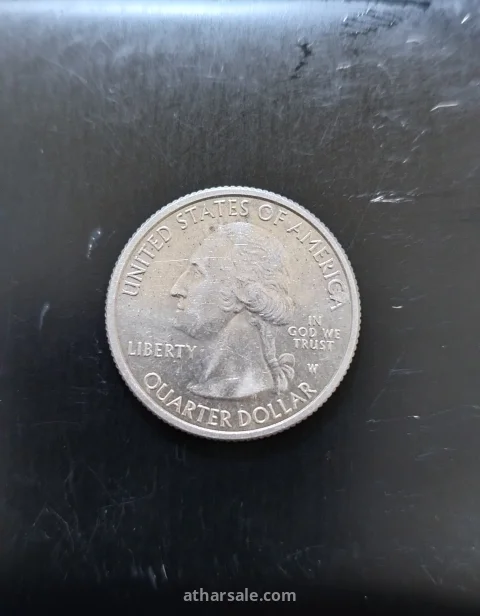 ربع دولار عليه علامة 2019 W نادر