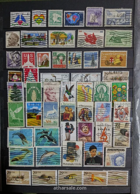 طوابع تاريخ المجتمع الأمريكي