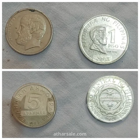 عملات متنوعة اجنبية وعربية للبيع 10