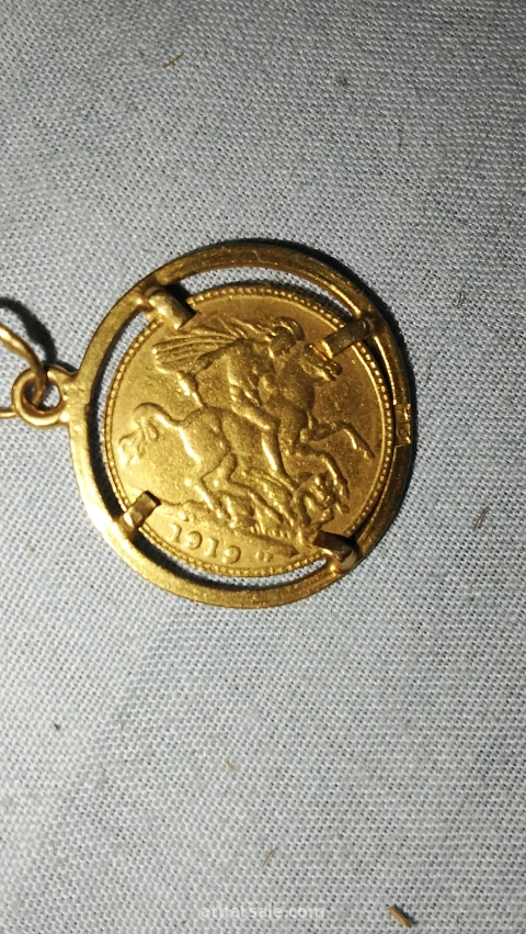 عمله ذهب الملك جورج الخامس عيار 22