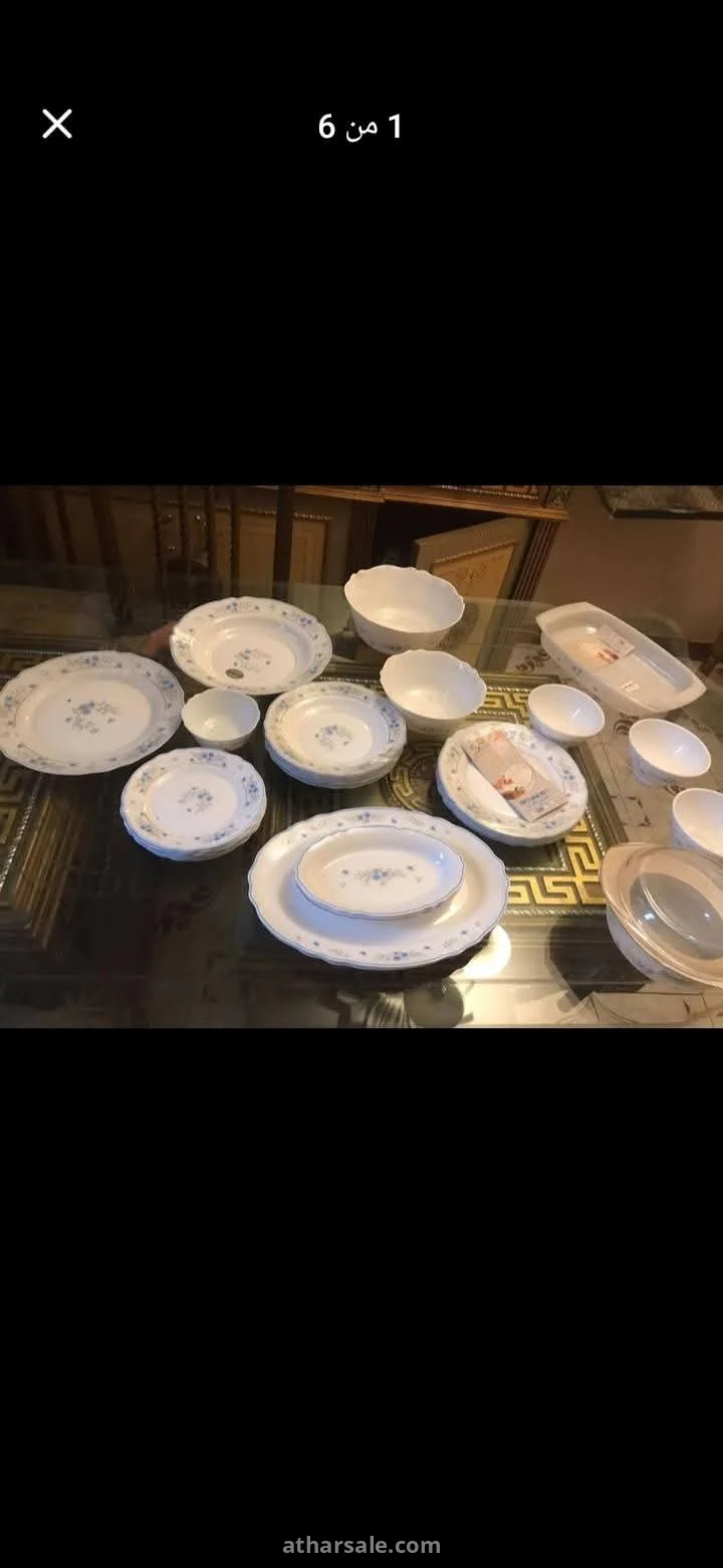 طقم اركوبال فرنساوى اصلى عمره اكتر من ٤٠ سنه وارد السعوديه