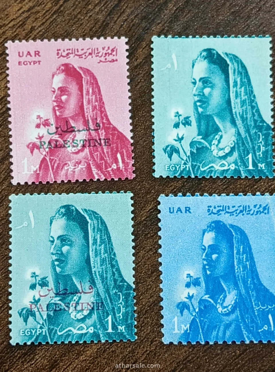 مجموعة طوابع مختلفة جديده