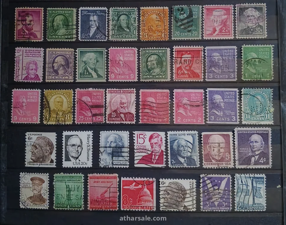 طوابع لرؤساء الولايات المتحدة الأمريكية