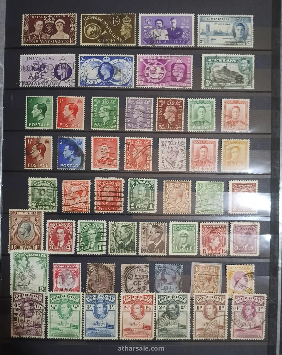 طوابع ملوك بريطانيا العظمى