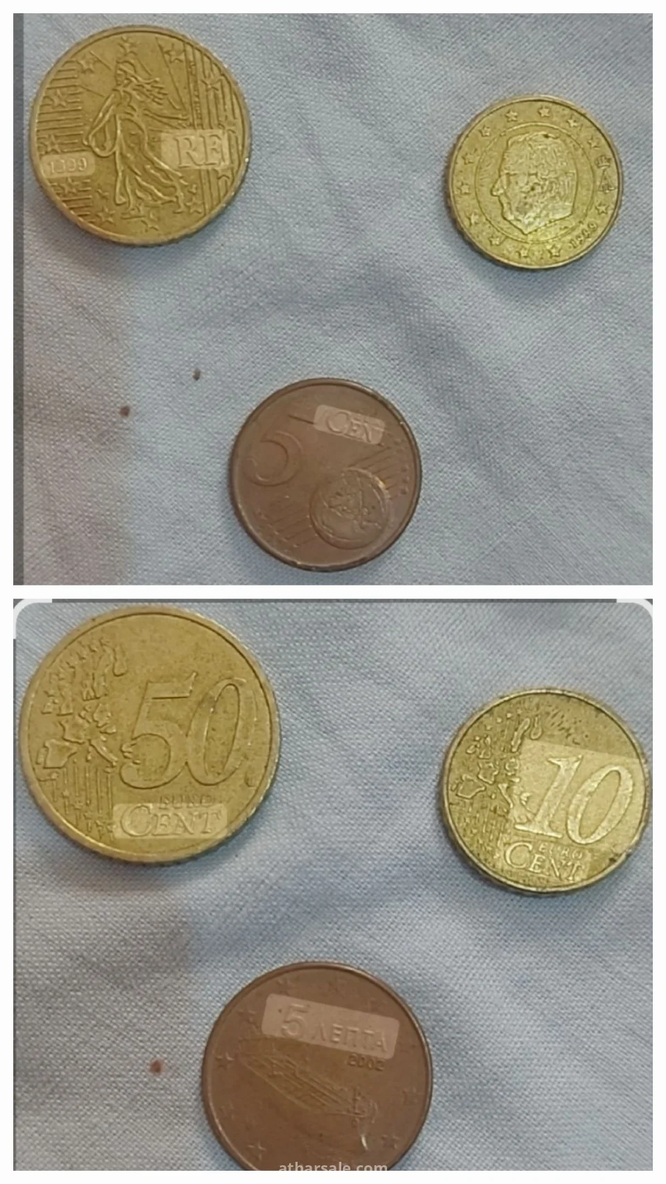 عملات متنوعة اجنبية وعربية للبيع