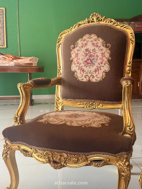 صالون ايبسون مدهب عيار ١٨ 4