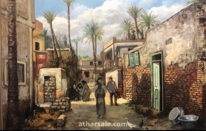 لوحه فنيه من اعمال الفنان خالد هنو