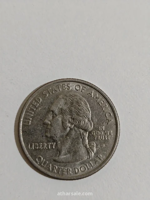 عملة نادرة من فئة ربع دولار اصدار سنة 2000 (Liberty in god we trust)