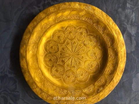 طقم صواني من النحاس الأصفر الأصيل 4